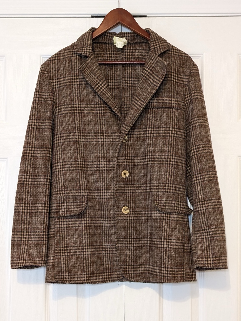2009 Vintage Official Doctor Who Tweed Costume Blazer 11th Doctor Elbow Patch